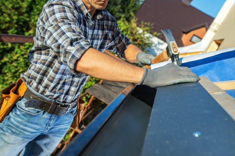 Ruff Top Roofing fixing roof shingles and flashing to prevent leaks and damage